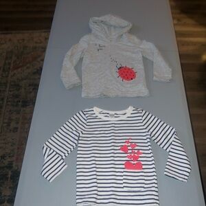 Bundle of Carters 2 Long Sleeve Tops Size 4T